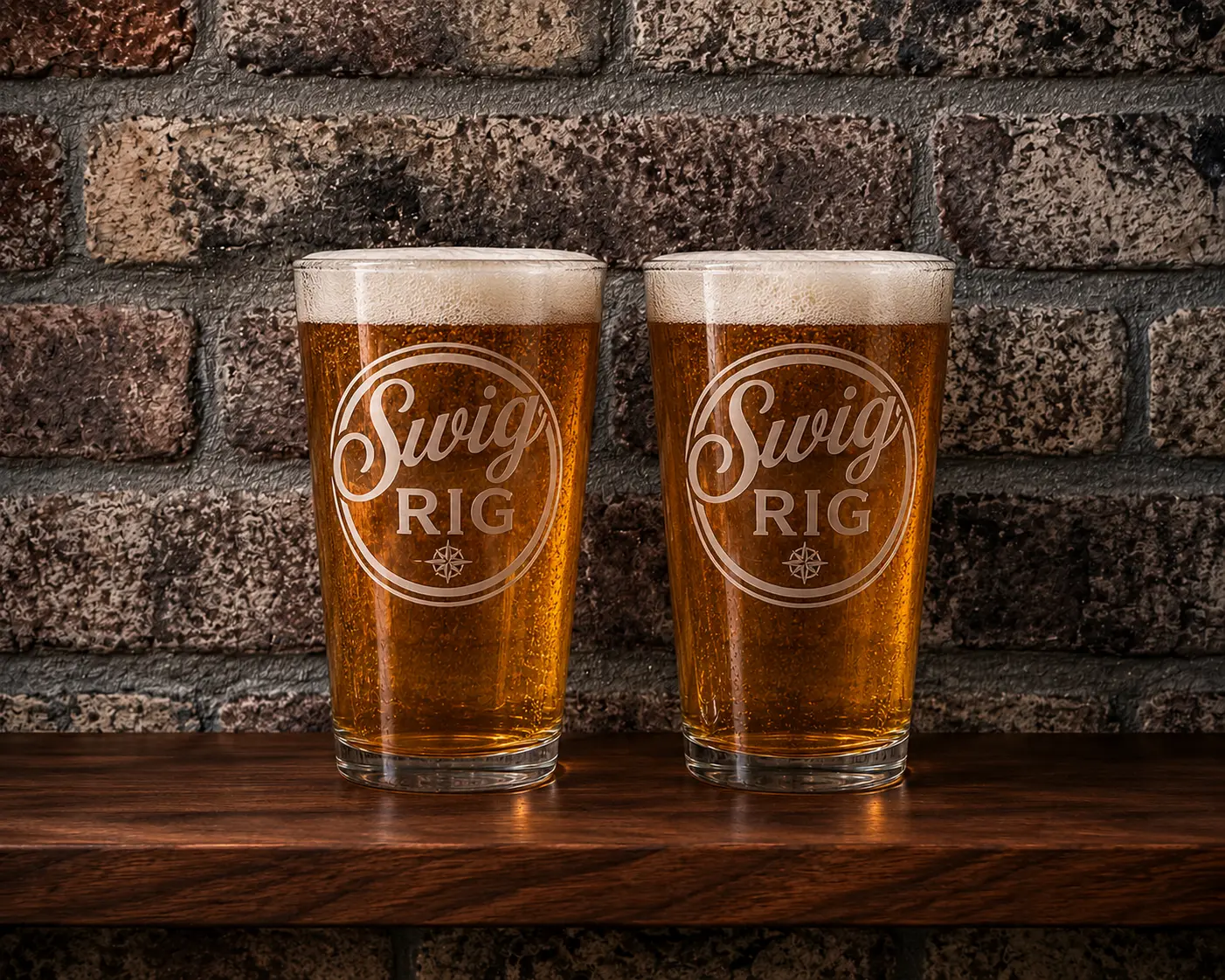 Swig Rig beer glasses — the experience