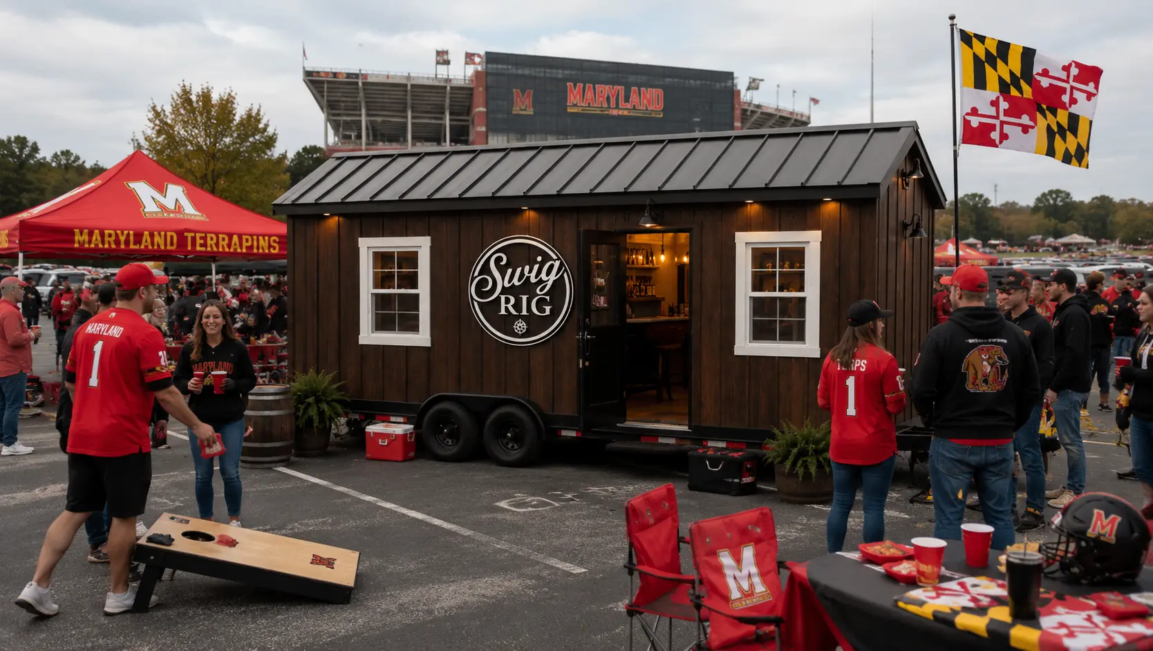 Swig Rig at a tailgate