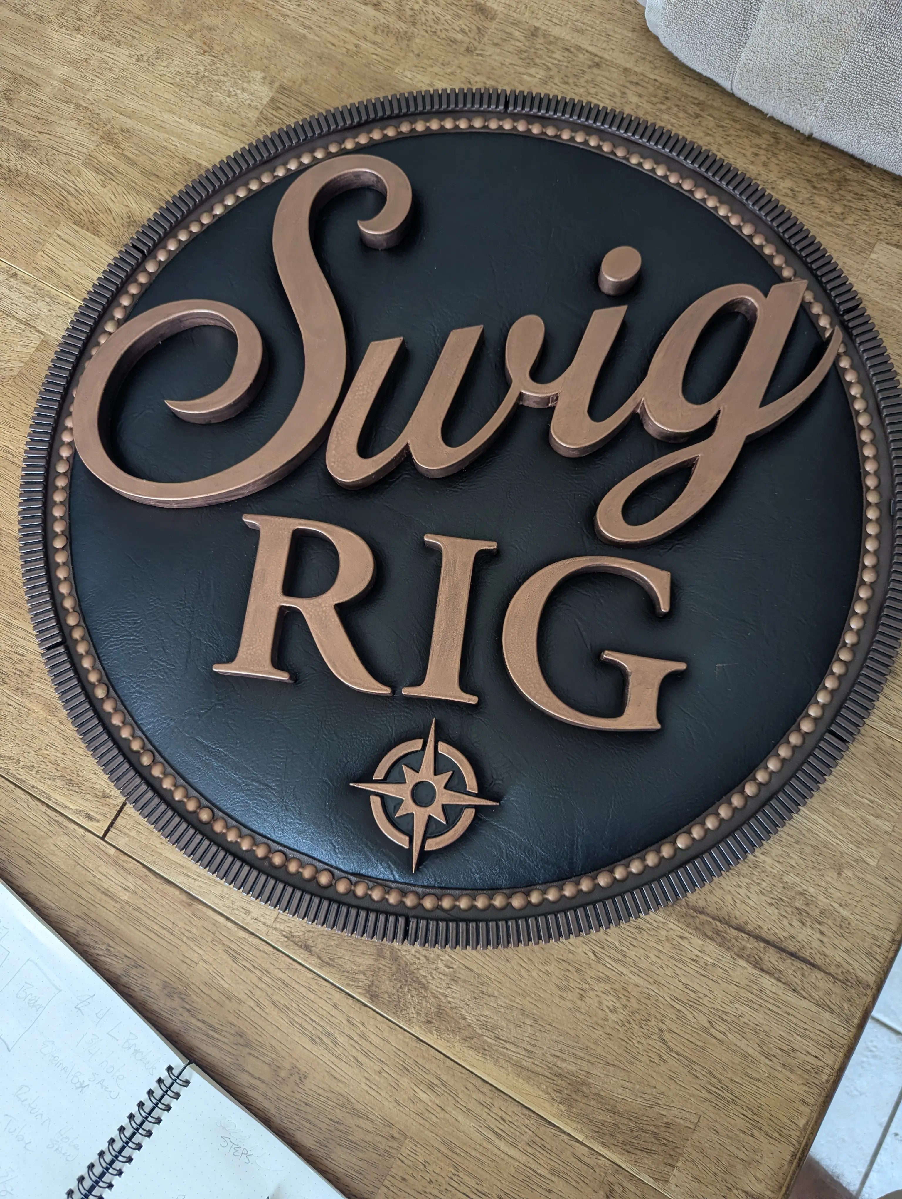 New Swig Rig interior sign designed by RDesignSpace.com